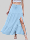 Full Size Slit Maxi Skirt Plus Size nicholesgifts