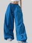 Letter Back Wide Leg Drawstring Pants nicholesgifts