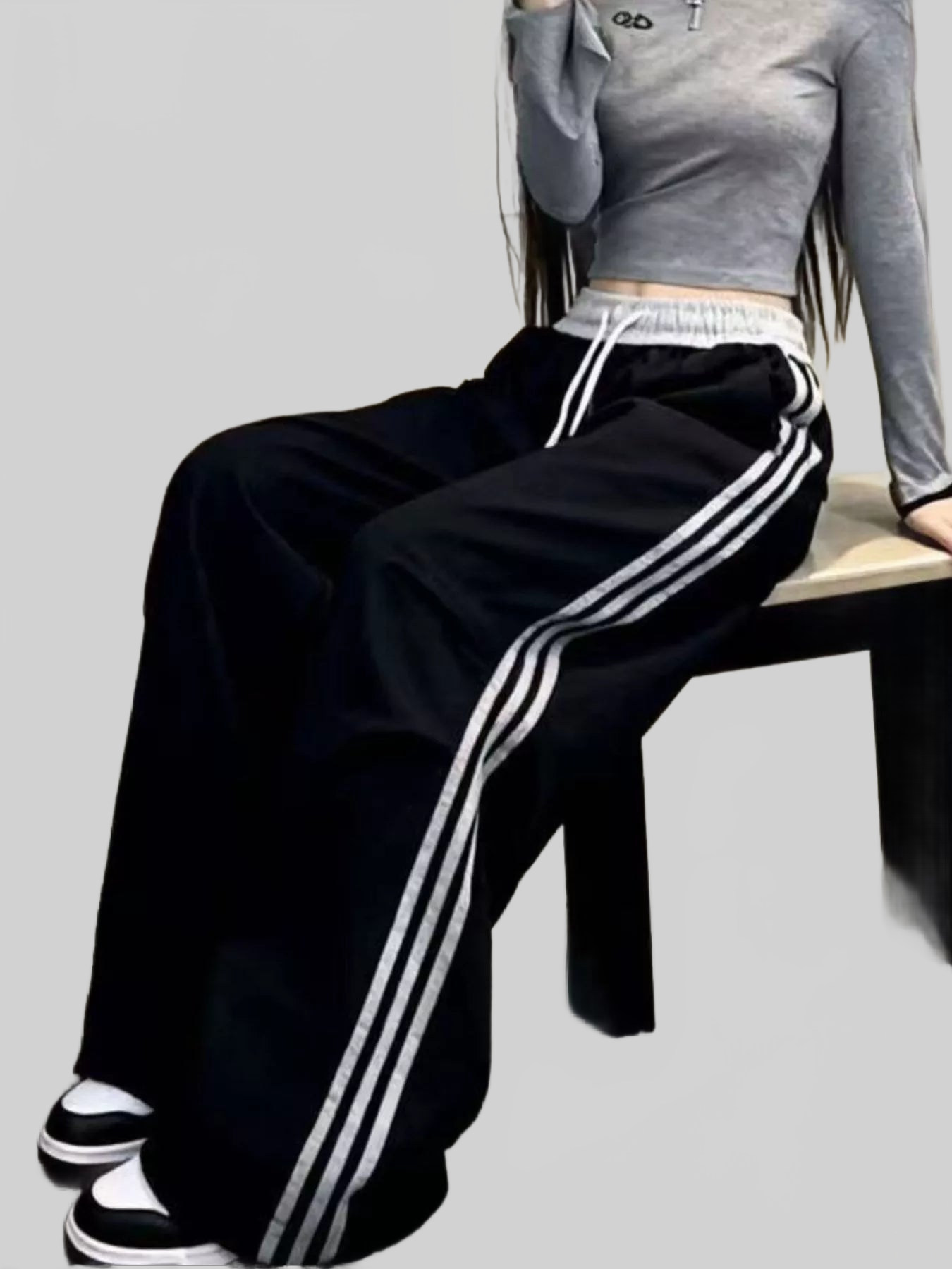 Casual Loose Fit Striped Pants NicholesGifts
