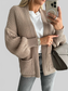 Open Front Dropped Shoulder Cardigan nicholesgifts