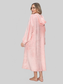 Double Take Full Size Pocketed Hooded Midi Lounge Dress nicholesgifts