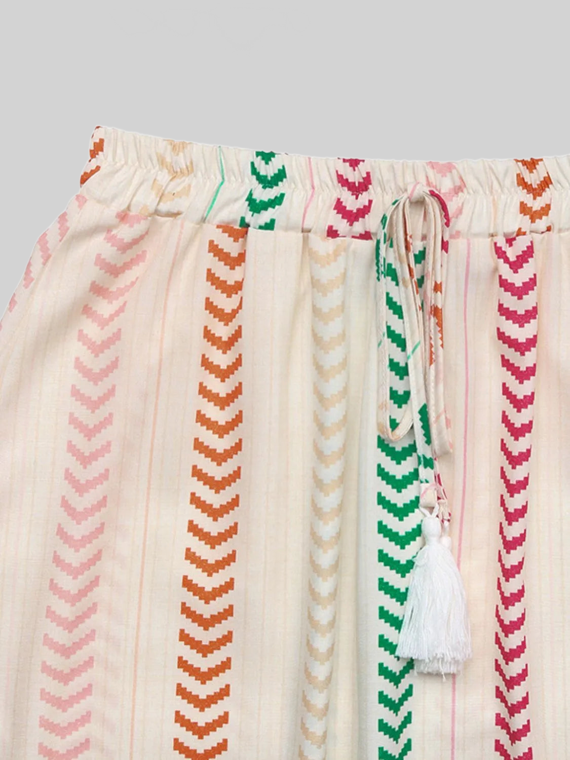 Frill Printed Maxi Skirt nicholesgifts