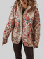 Printed Long Sleeve Hooded Jacket nicholesgifts