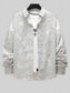 Men's Full Size Collared Neck Long Sleeve Shirt Plus Size nicholesgifts