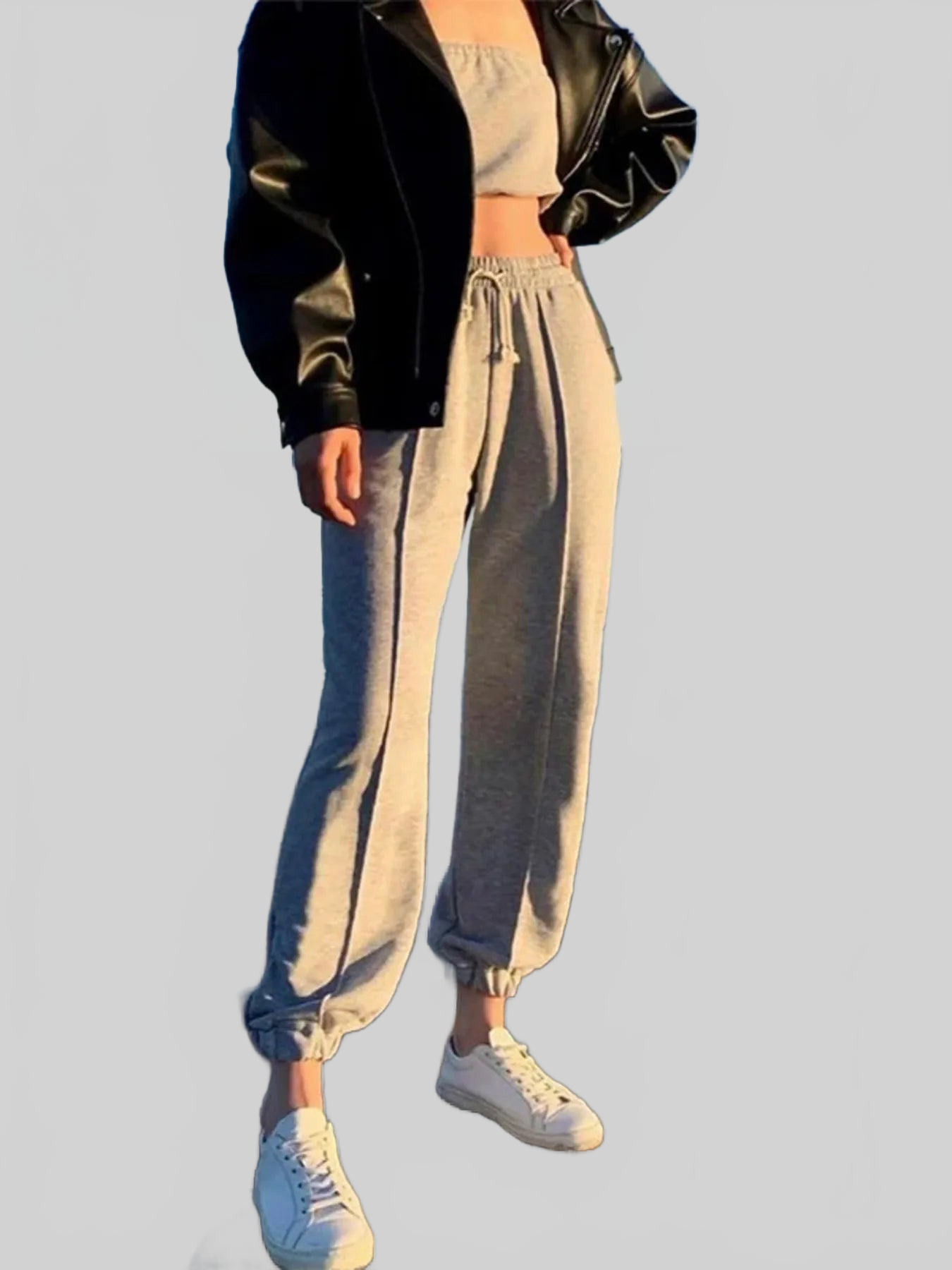 Women Casual Drawstring Jogger Pants nicholesgifts
