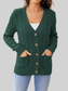 Button Down Cable-Knit Cardigan nicholesgifts