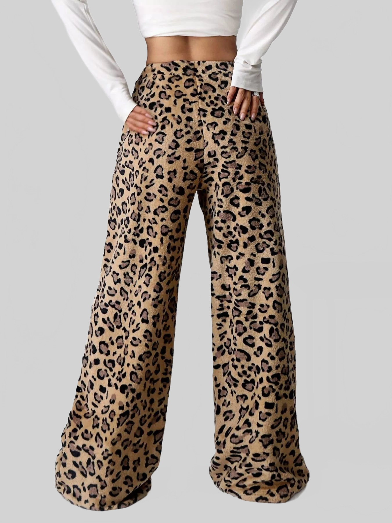 Leopard Wide Leg Pants NicholesGifts