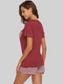 Striped Short Sleeve Top and Shorts Lounge Set nicholesgifts