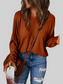Women Double Take Full Size Round Neck Long Sleeve T-Shirt NicholesGifts