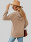 Drawstring Half Button Long Sleeve Hoodie nicholesgifts