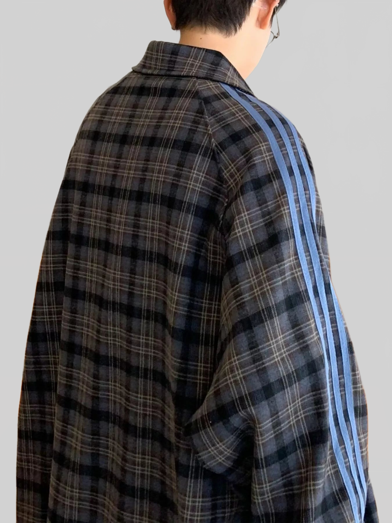 Men's Plus Size Plaid Casual Long Sleeve Shirt nicholesgifts