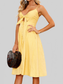 Cutout Smocked Sweetheart Neck Cami Dress nicholesgifts