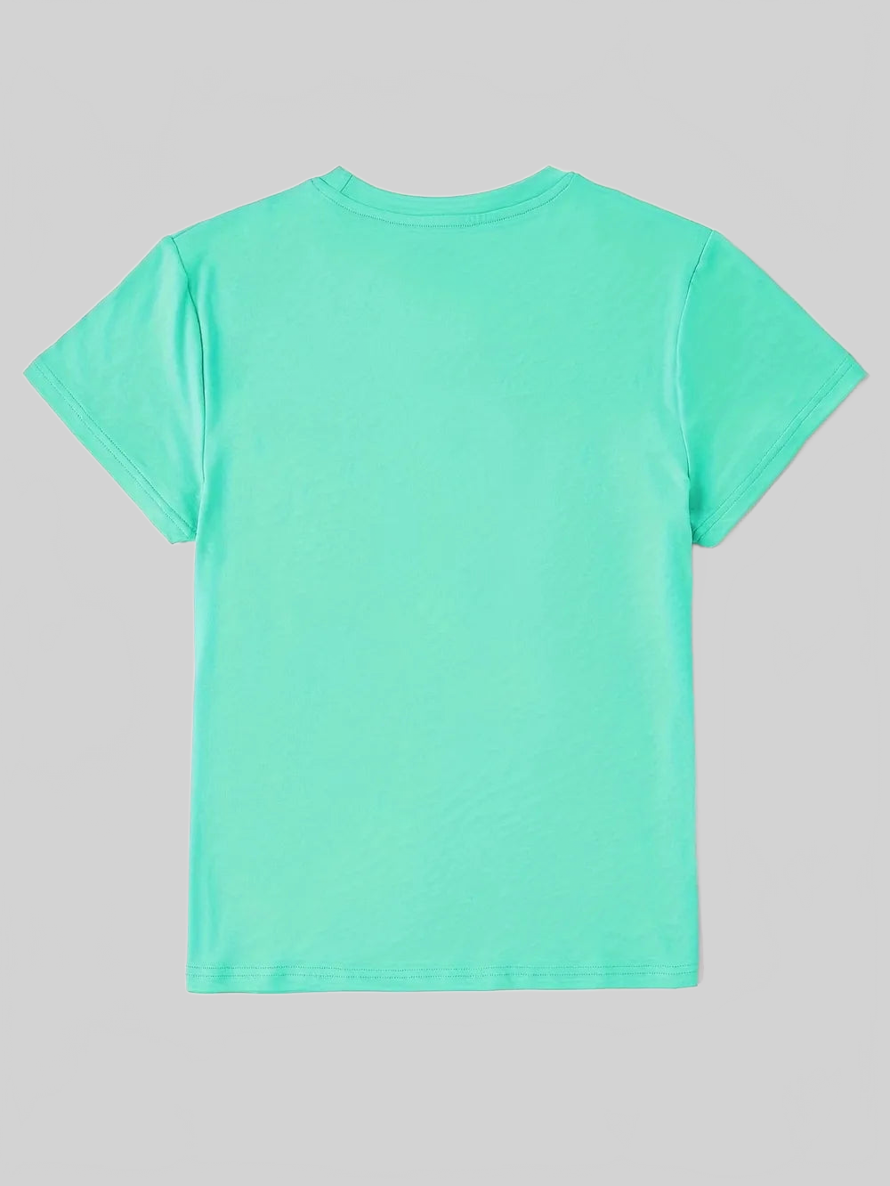 Letter Graphic Round Neck Short Sleeve T-Shirt nicholesgifts