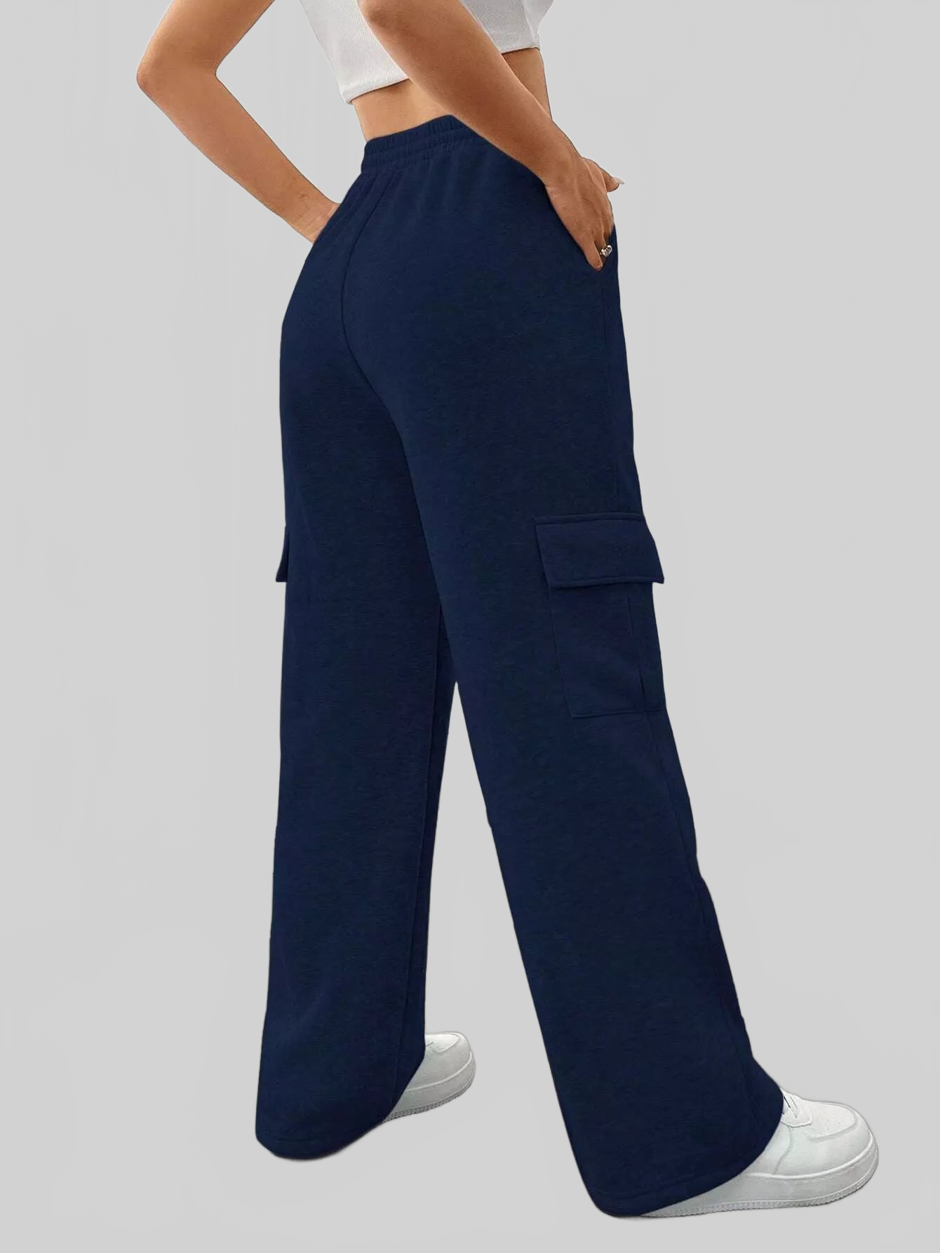Women Relaxed Fit Pants with Drawstring Waist nicholesgifts