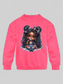 African American Toddler Girls Lollipop and Earrings Long Sleeve Crewneck Sweatshirt nicholesgifts