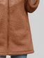 Fuzzy Zip Up Long Sleeve Hooded Jacket nicholesgifts