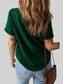 LUCKY Round Neck Short Sleeve T-Shirt nicholesgifts