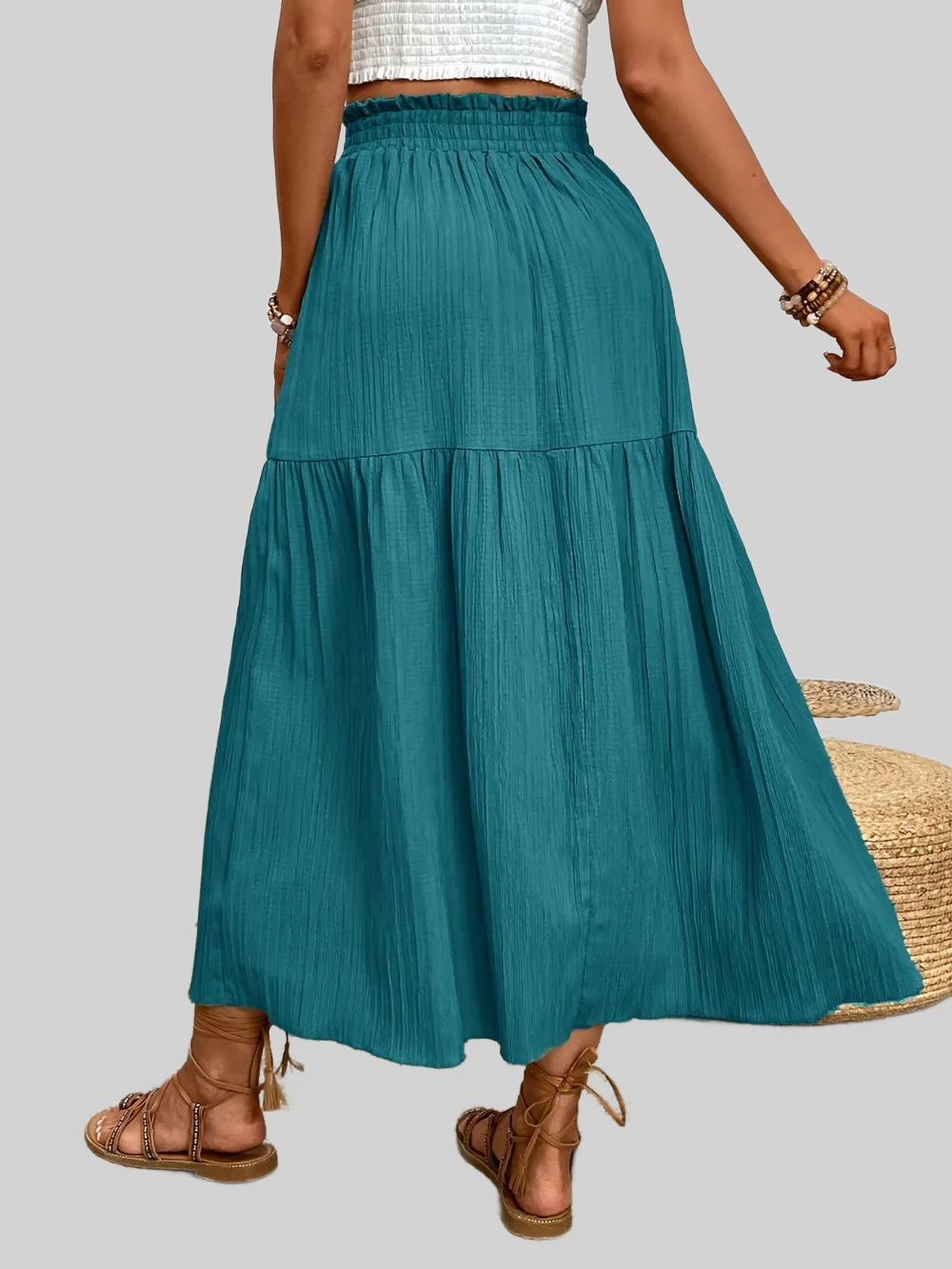 Frill Slit Skirt nicholesgifts