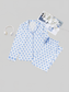 Bow Print Long Sleeve Shirt and Pants Pajama Set nicholesgifts
