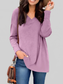Women Full Size V-Neck Long Sleeve T-Shirt NicholesGifts
