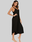 V-Neck Midi Lounge Dress nicholesgifts