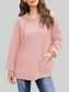 Waffle-Knit Long Sleeve Hoodie nicholesgifts