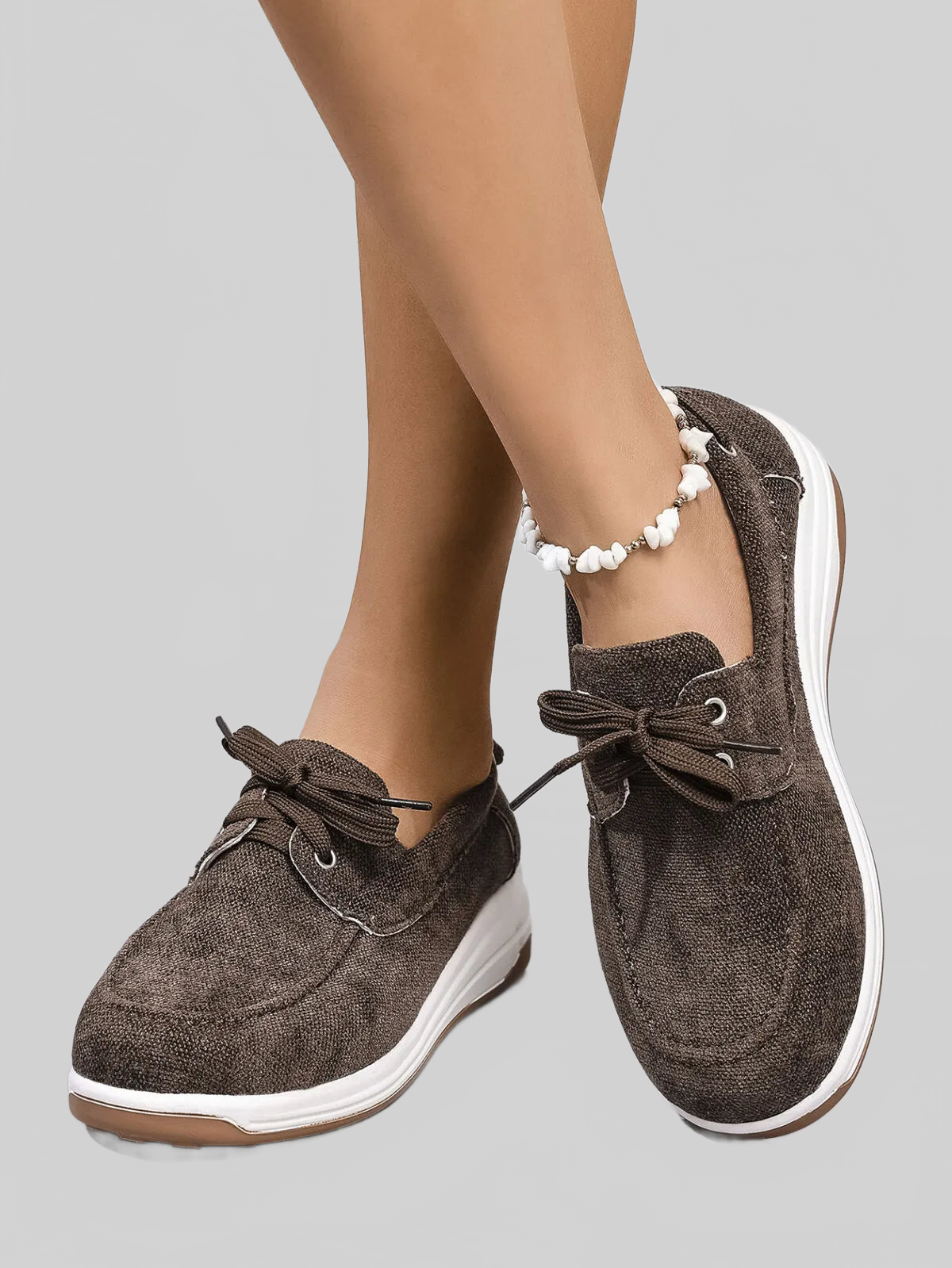 Lace Up Wedge Sneakers NicholesGifts