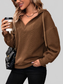 Drawstring Dropped Shoulder Long Sleeve Hoodie NicholesGifts