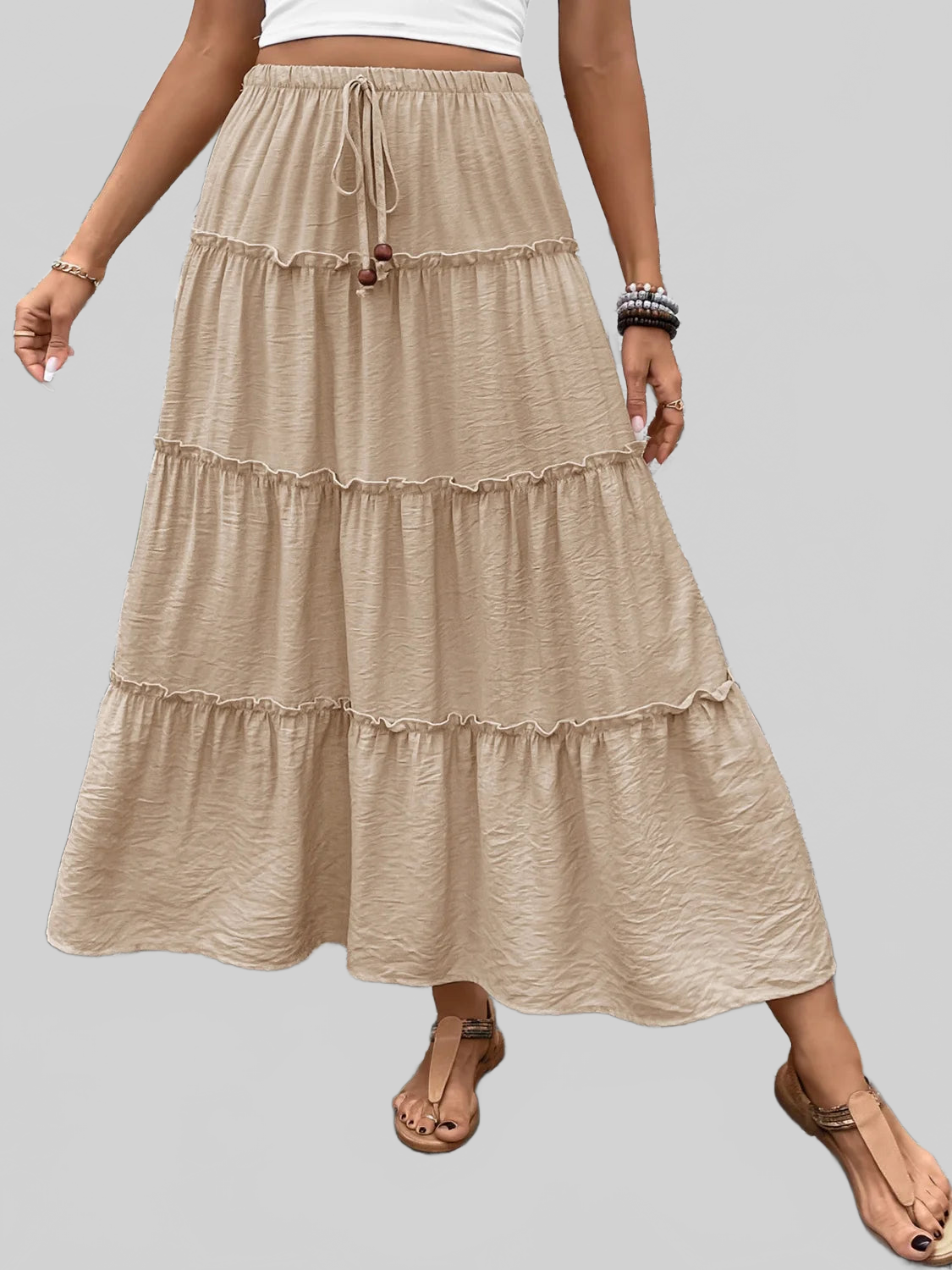 Frill Tiered Skirt nicholesgifts