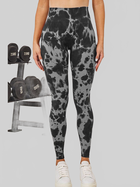Women Tie-Dye High Waist Active Leggings NicholesGifts