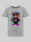 Toddler Boys Colorful Bear with Headphones Short Sleeve Crewneck T-Shirt nicholesgifts