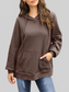 Waffle-Knit Long Sleeve Hoodie nicholesgifts