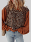 Leopard Print Long Sleeve Sweatshirt nicholesgifts