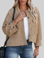 Button Up Long Sleeve Jacket nicholesgifts