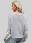 Floral Ribbed Trim Drop Shoulder Cardigan nicholesgifts