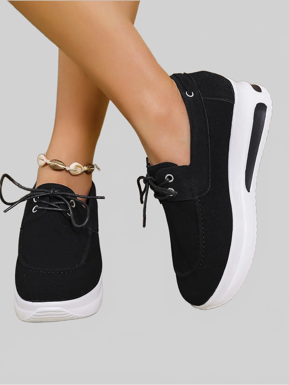Women Round Toe Platform Sneakers NicholesGifts