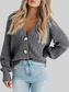 Women Button Up Long Sleeve Cardigan nicholesgifts