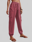 Drawstring Joggers with Cargo Pockets nicholesgifts