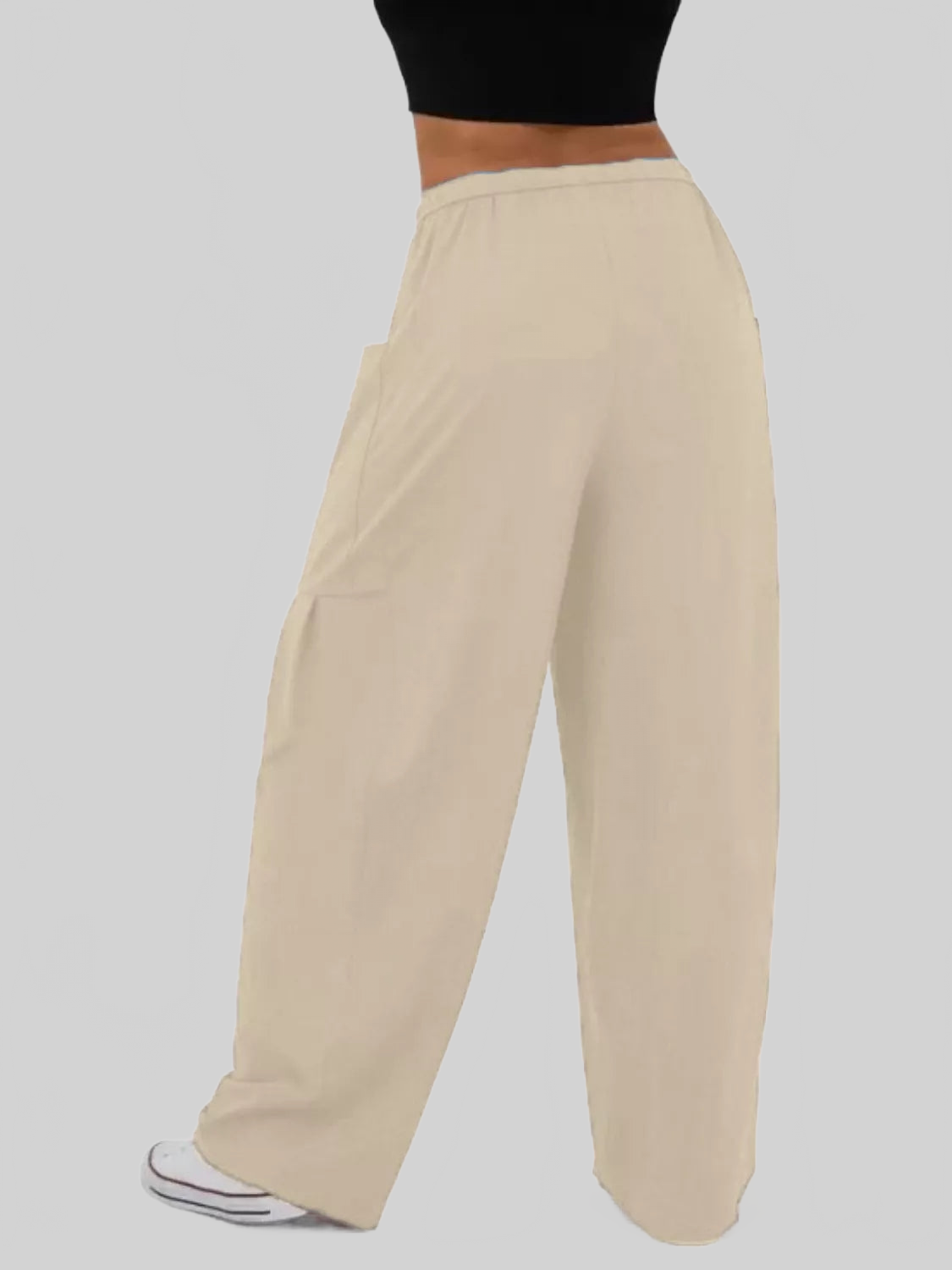 Women Relaxed Fit Drawstring Pants nicholesgifts