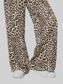 Women Leopard Print Wide Leg Pants nicholesgifts