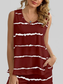 Striped Round Neck Tank and Shorts Lounge Set nicholesgifts