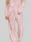 Christmas Tree Nutcracker Print Top and Pants 2pcs Lounge Set nicholesgifts