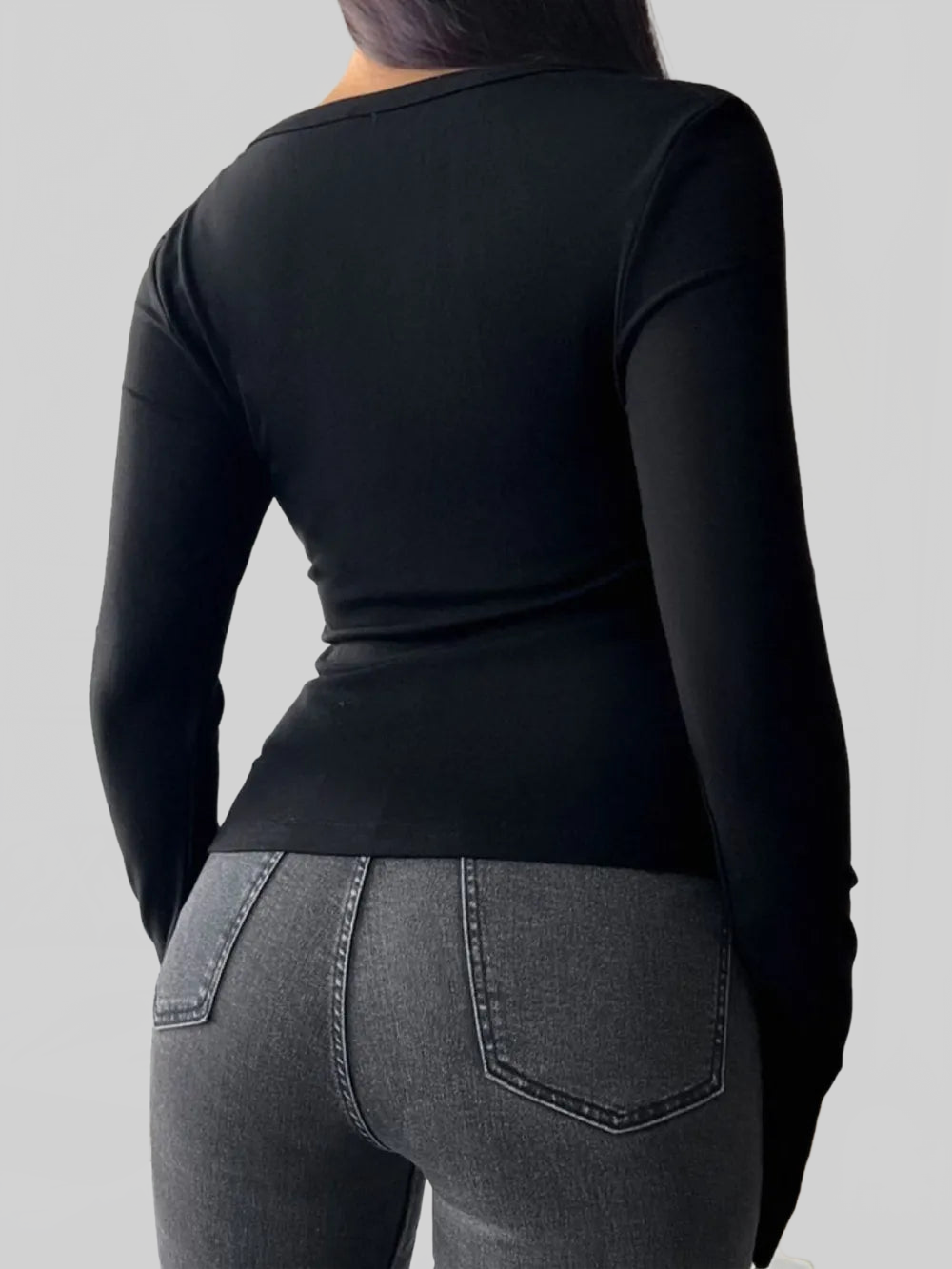 Devine Quarter Button Long Sleeve T-Shirt NicholesGifts