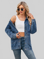 Button Up Long Sleeve Denim Jacket nicholesgifts