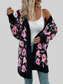 Women Perfee Open Front Longline Cardigan nicholesgifts