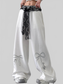 Women Wide Leg Pants with Lace Belt Detail nicholesgifts