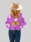 Angel Wings Floral Open Front Fuzzy Cardigan nicholesgifts