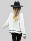 Angel Wings Waffle Knit V-Neck Cardigan with Pocket nicholesgifts