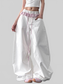 Women Wide Leg Drawstring Casual Pants nicholesgifts