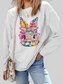 Bunny Graphic Round Neck Sweatshirt nicholesgifts